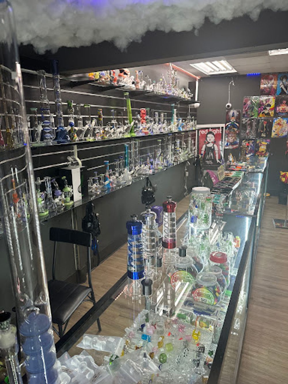 Glass display cases